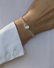 Lade das Bild in den Galerie-Viewer, Unique Doppelreihiges Armband Silber