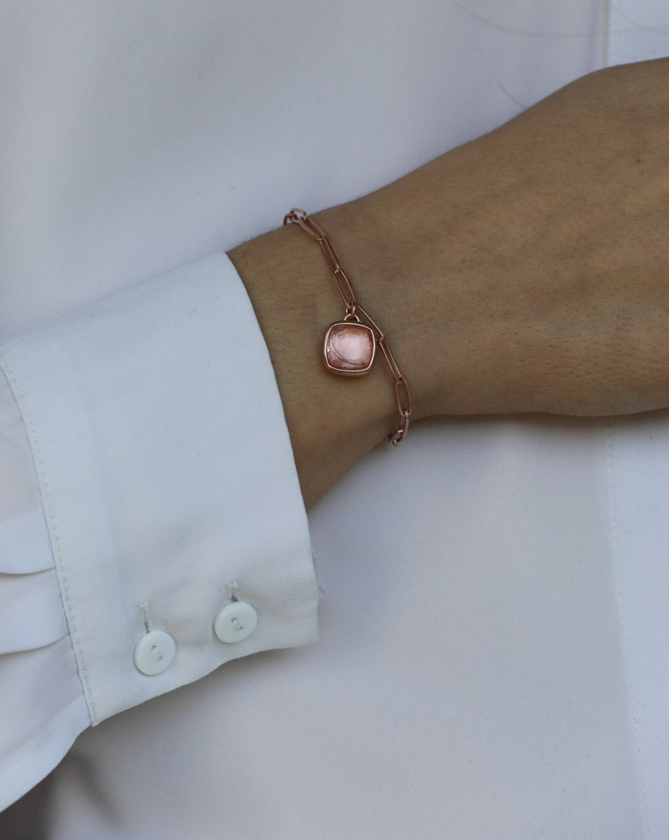 Unique Gliederarmband Rosé-Gold